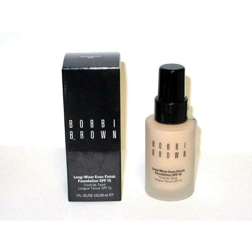 Bobbi Brown Long Wear Even Finish Foundation 0.5 Warm PORCELAIN Full Sz new in b